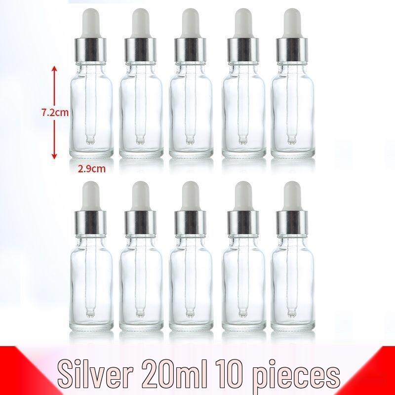 Glass Empty Dropper Bottle for Essential Oils, Perfume, and Cosmetics – Travel-Size Dispenser
