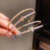 Heartshaped Jewelry Bracelet With Cubic Zirconia For Fashionable Women