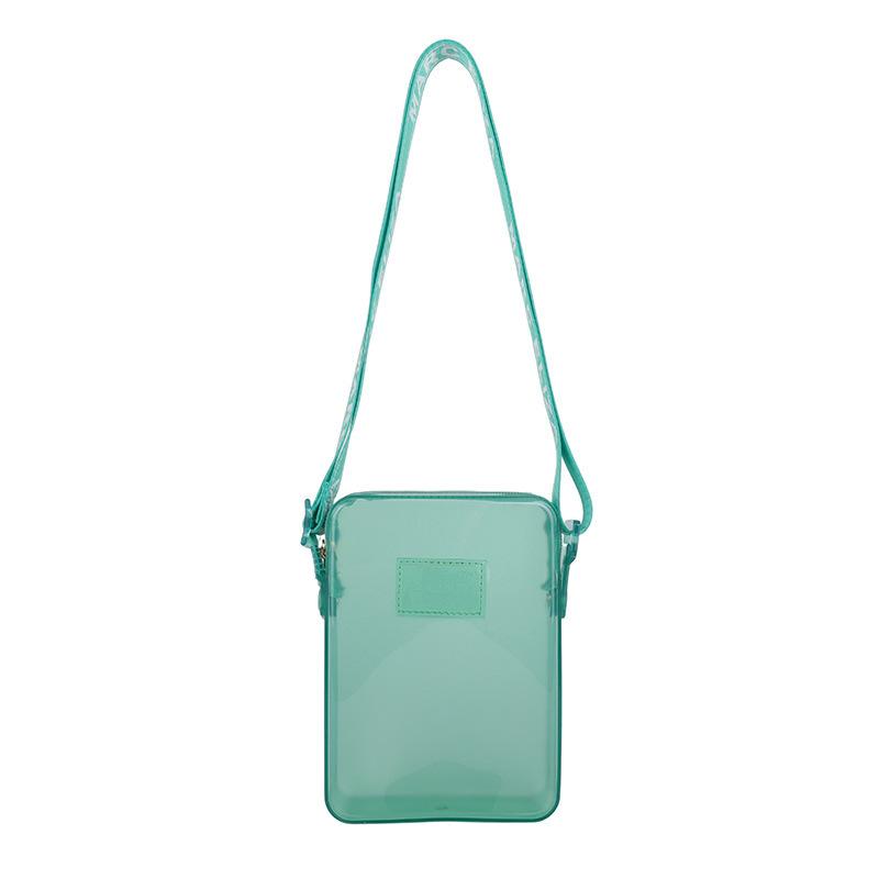 Shoulder bag Fashion small square bag bag Transparent handbag Messenger bag Women's mobile phone bag Women's messenger bag