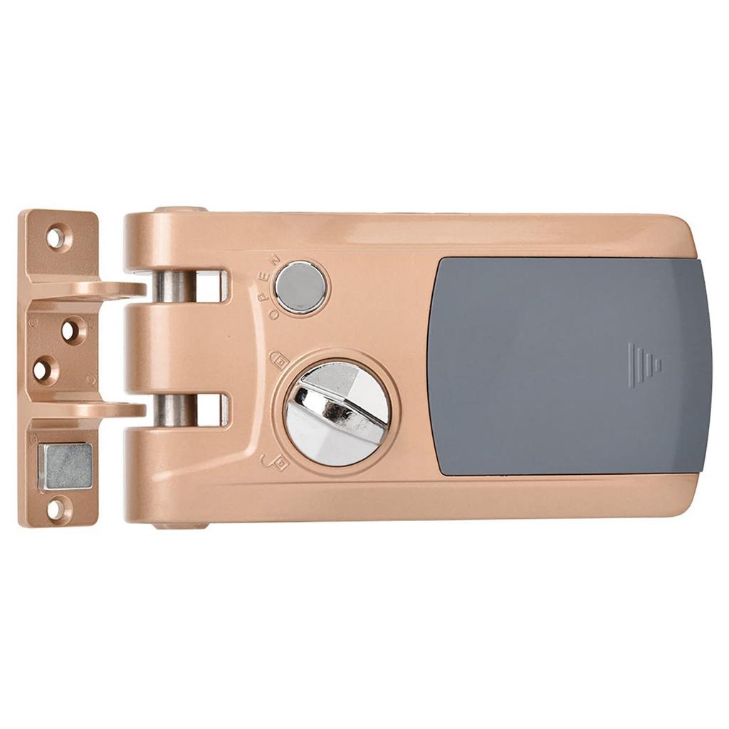 Auto Lock Intelligent Lock Keyless Lock Home Security with 4 Remote Controllers Home Door Lock Alarm Function Door Lock Door Remote Control Lock Door