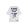 Jordan Undefeated X  Capsule Collection Logo Print Pullover Crew Neck T-Shirt Men Tops White DX4305-100