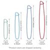 10pc Random Color Aluminum Anti-Sewing Pins, Colorful Sweater Markers, Anti-Sew Large Bows Pins, Sweater Weaving Marking Tool