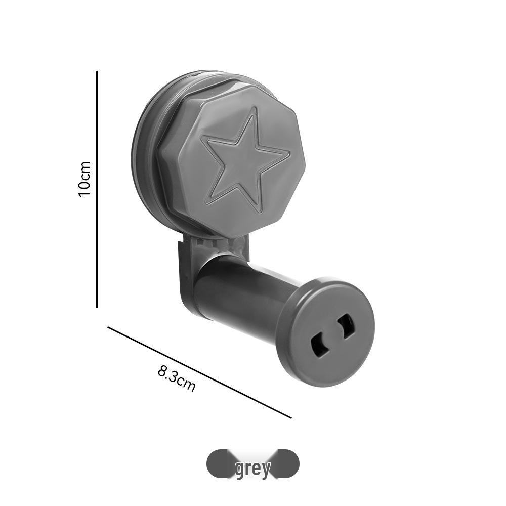 Suction Cup Telescopic Clothes Rack: Wall-Mounted, Traceless, Multi-functional Balcony Storage and Drying Shelf.