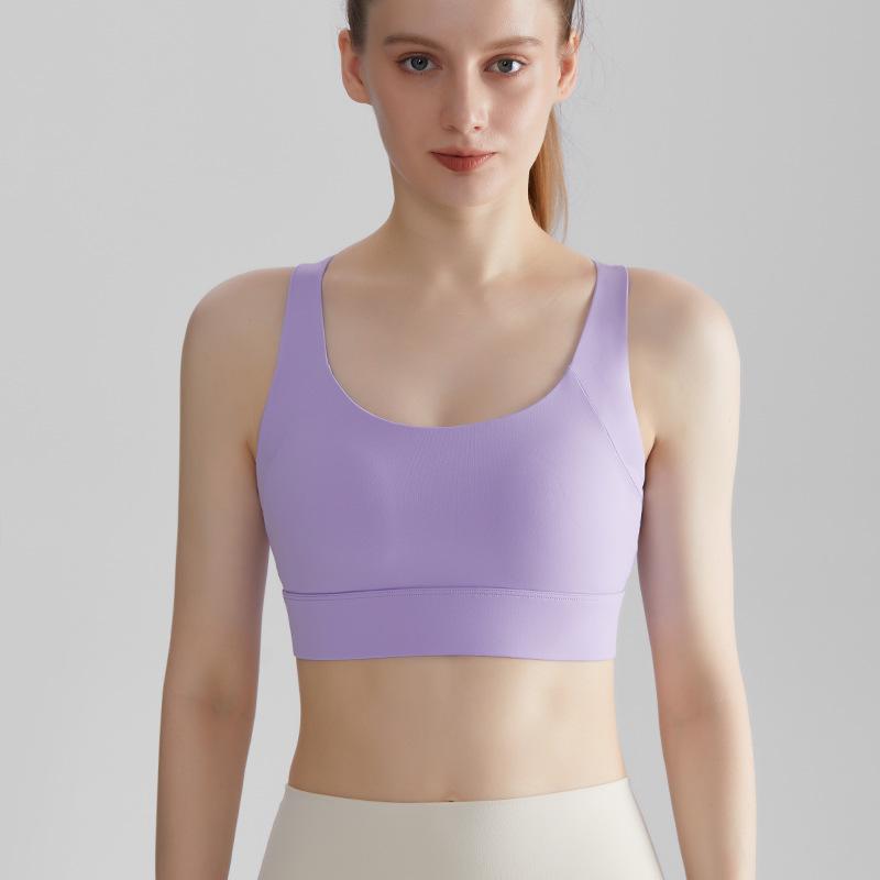 LAHN Damski Sportowy Biustonosz o Wysokim Wsparciu: Wstrząsoodporny, Usztywniany biustonosz do biegania, fitnessu i jogi