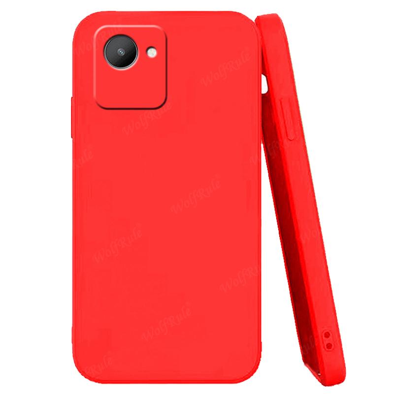 For Cover OPPO Realme C30 Case For Realme C30 Capas Shockproof Bumper Liquid Silicone TPU Soft Cover For OPPO Realme C30 Fundas