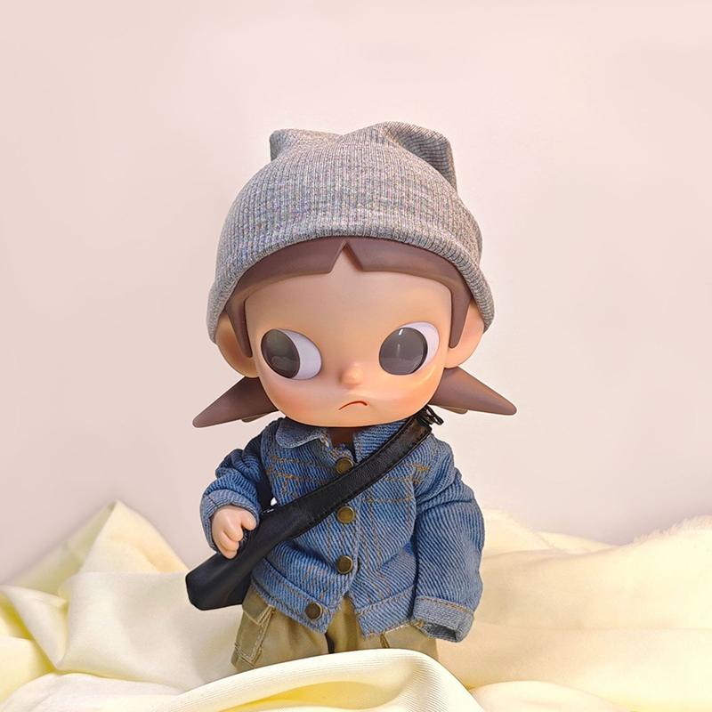 

Для кук BJD Zsiga 1/8 Масштаба Сочлененная Джинсовая Куртка Милая Сменная Одежда для Кукол Аксессуары для Украшения Кукол