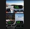Light Sensing HUD Solar GPS Speedometer Day And Night Driving Automated Driving Direction Display Non-deformable Materials