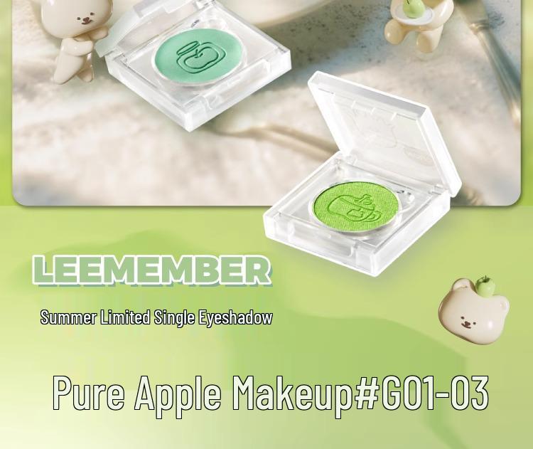 Lychee Meng Bear Dreamcore Lemon Hard Candy Shimmer Eyeshadow and Multi-Use Highlighter.