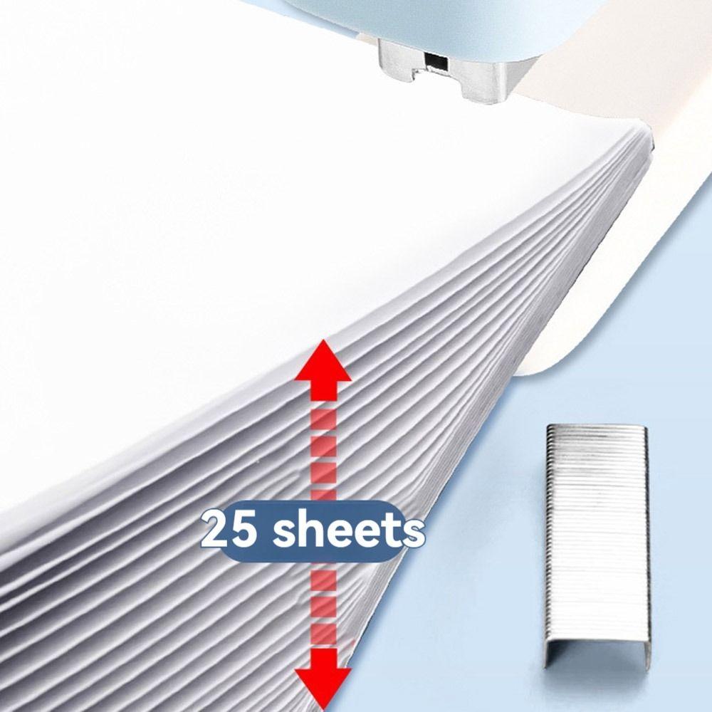Metal Labor-Saving Stapler 360-degree Rotating Paper Stapling Machine Desktop Stapler  School