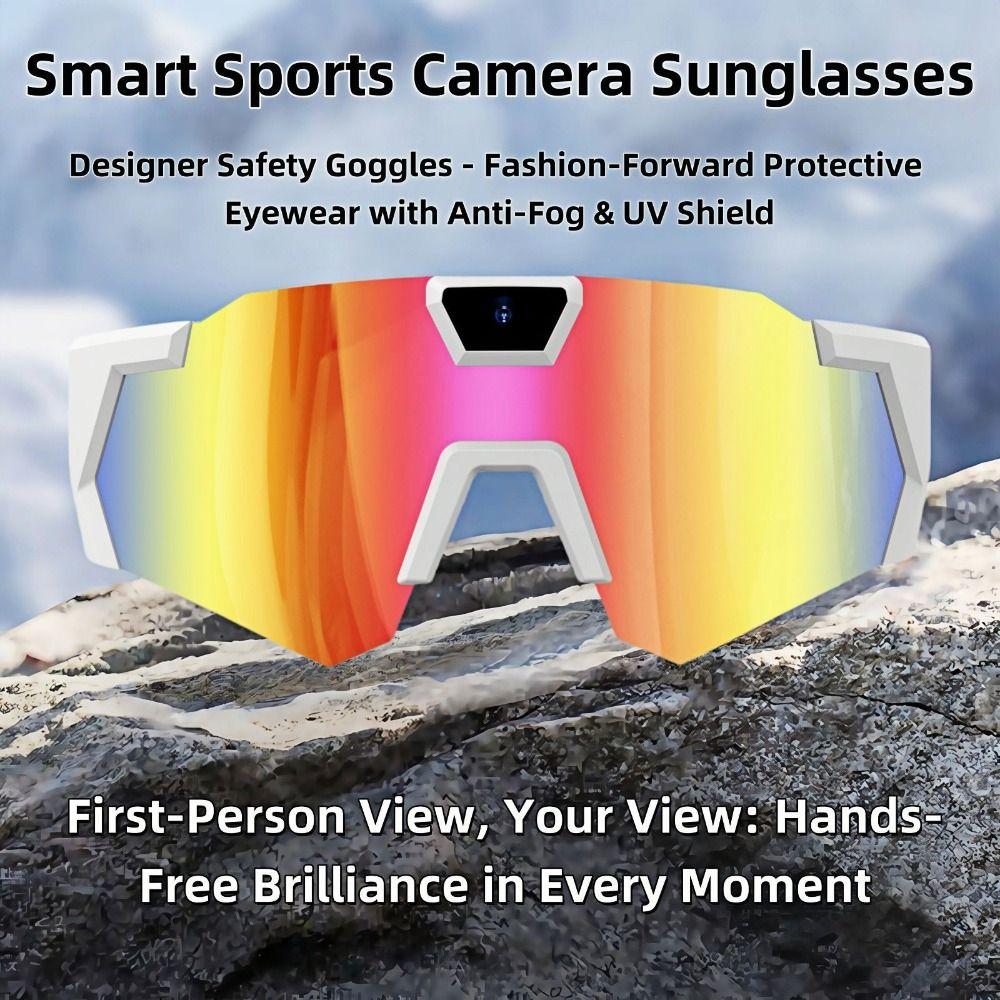 4K HD Action Camera Sunglasses HD 1080P POV Video Recording Glasses Smart Glasses Motorcycle
