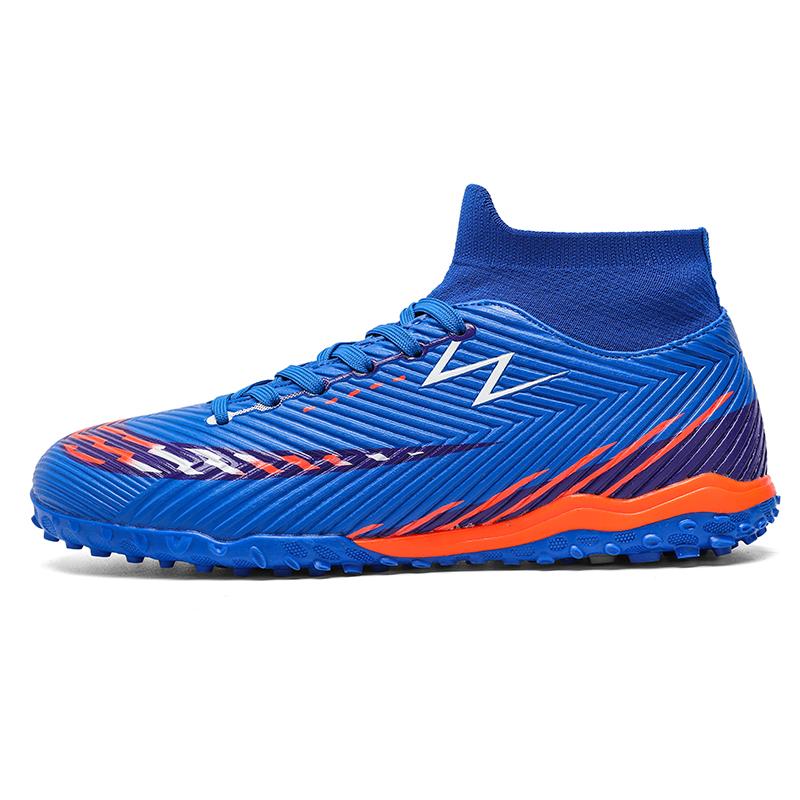 Soccer Shoes for Professional Men Lightweight Comfortable Long Football Boots for Spikes Outdoor Anti-Skid Wear-resistant Sport Activities Shoes