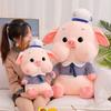 Poupée cochon marine mignonne en peluche douce pour enfants, jouet câlin pour bébé, joli cadeau d'anniversaire pour filles