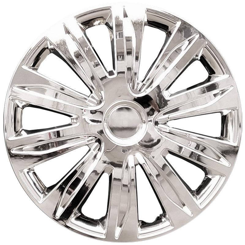 13/14/15/16 Inch Mirror Electroplated Chrome Steel Wheel Hub Covers Rim Protector Tire Skin for Toyota Vios Yaris L for VW Bora