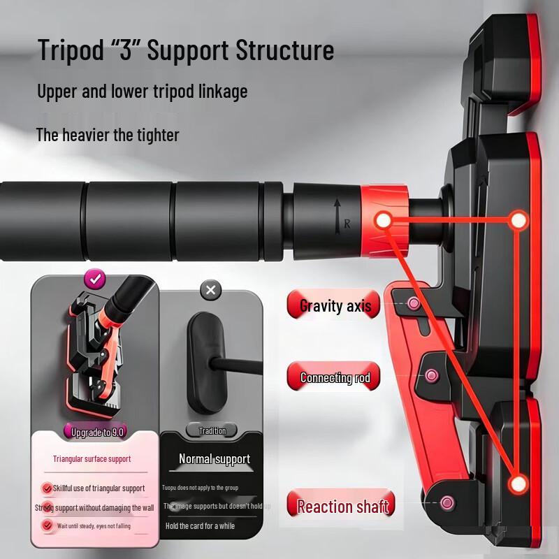 TLXT Adjustable No-Drill Kids Pull-Up Bar
