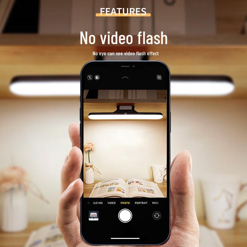 Rechargeable Eye-Care LED Desk Lamp with Dimmable Touch Control