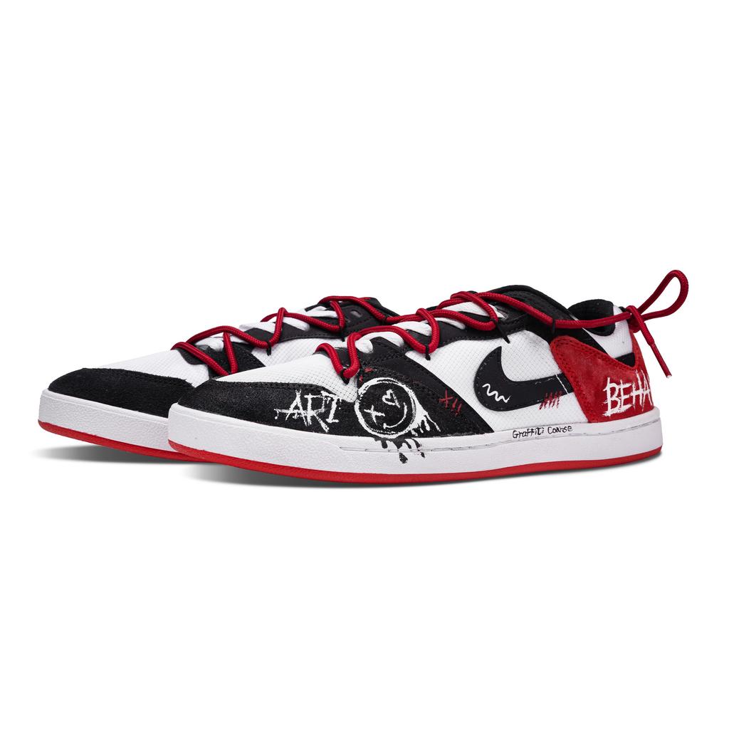Nike SB Alleyoop Out Of Focus Letter Abrasion Resistant, Balanced, Lightweight, And Breathable Low Top Skateboard Shoes CJ0882-102(Team365-)