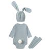 Spring Baby Crawl Suit Baby Cute Three-piece Onesie Set