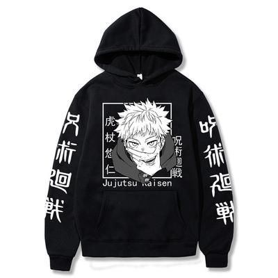 Jujutsu Kaisen Yuji Itadori Hoodies Heren Mode Lange Mouw Sweatshirts Vrouwen Casual Harajuku Streetwear Pullovers Sudaderas