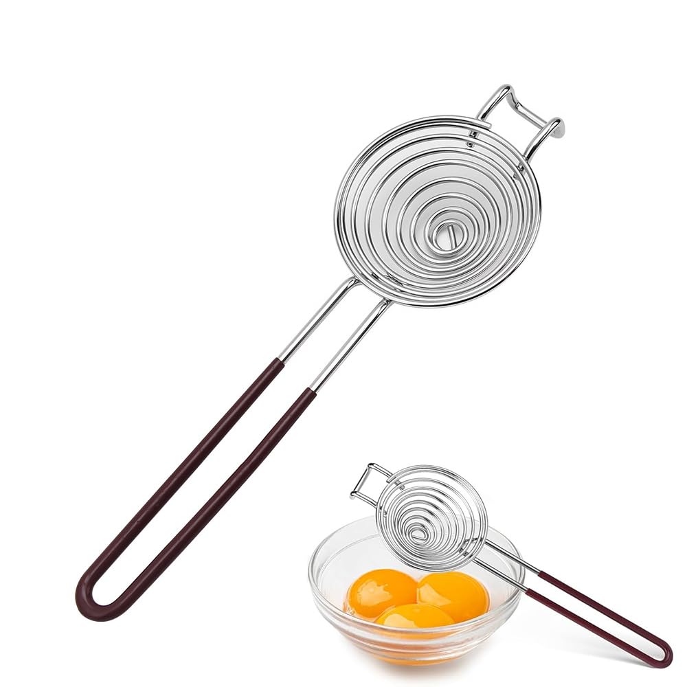 Egg Yolk Egg Yolk Egg White Food Grade Stainless Steel Egg Yolk Separator Separator, Separator, Separator, [Brown] коричневый