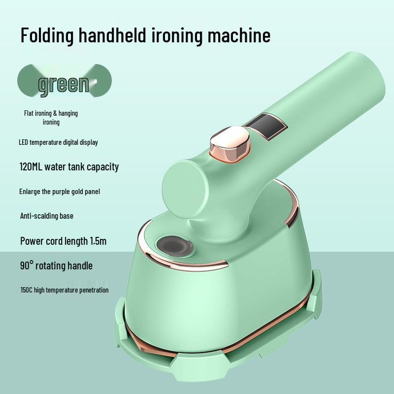 Компактный дорожный утюг: Портативный Плоский/Подвесной Паровой и Сухой/Влажный Использование Standard
