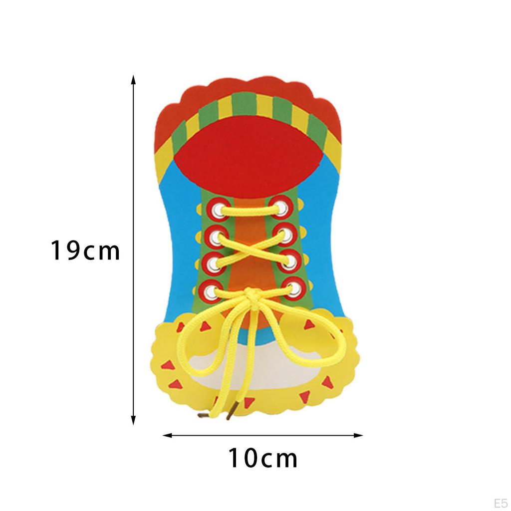 10 Pieces Baby Busy Board Montessori Toy Tie Shoelaces Toddlers Learning Cognitive