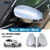 Door Mirror Shell For TOYOTA YARIS Vios 2013 2014 2015 2016 2017 2018 Chrome Silver Car Rearview Accessories Protective Cover