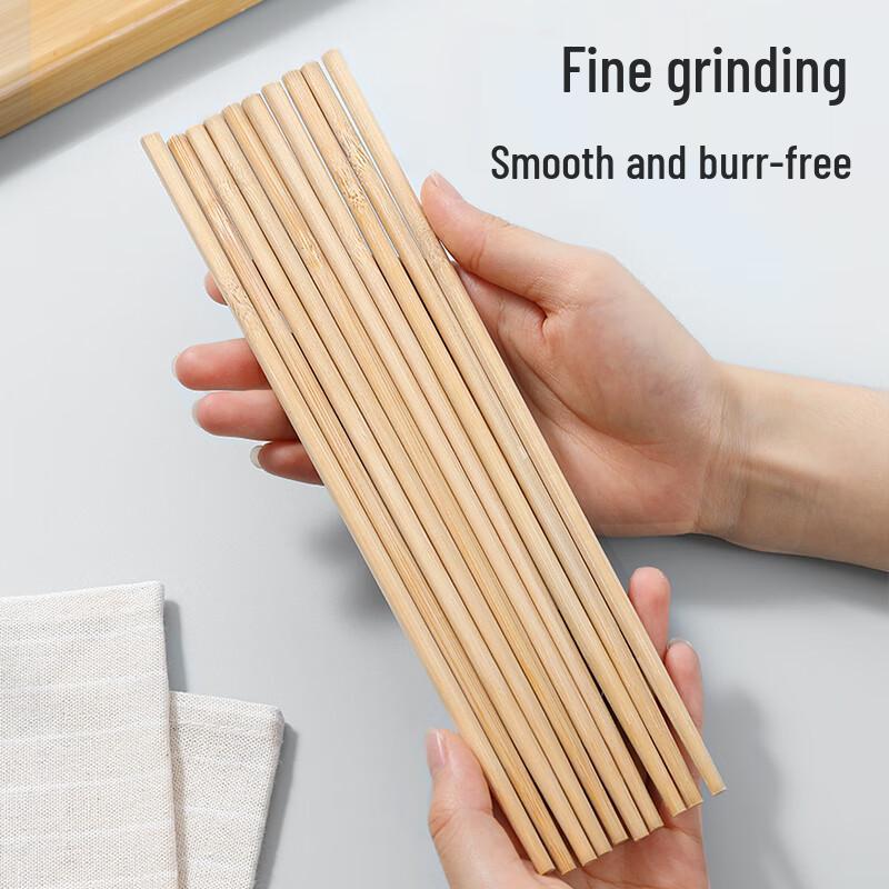 Meiliya 100-Pair Individually Wrapped Carbonized Bamboo Chopsticks