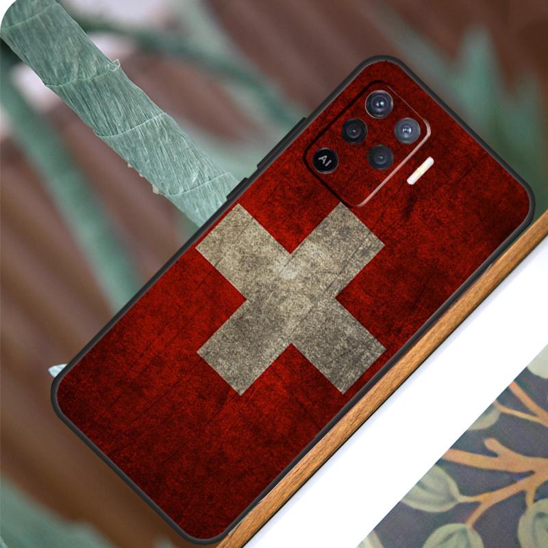 

Switzerland Swiss Flag For OPPO A53S A57S A54S A38 A78 A58 A79 A15 A17 A77 A16 A76 A96 A52 A72 A5 A9 A94 A74 Case OPPO A91