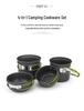 DS-201 Outdoor Multi-Purpose Cookware Set for 2-3 People: Perfect for Camping, BBQs, and Picnics