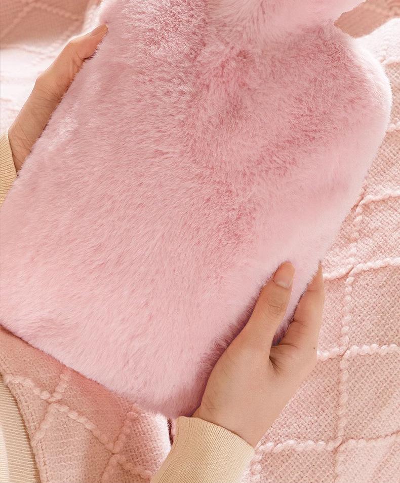 Plüsch-Wärmflasche - Handwärmer & Bauchkompresse, Verdickt und explosionsgeschützt