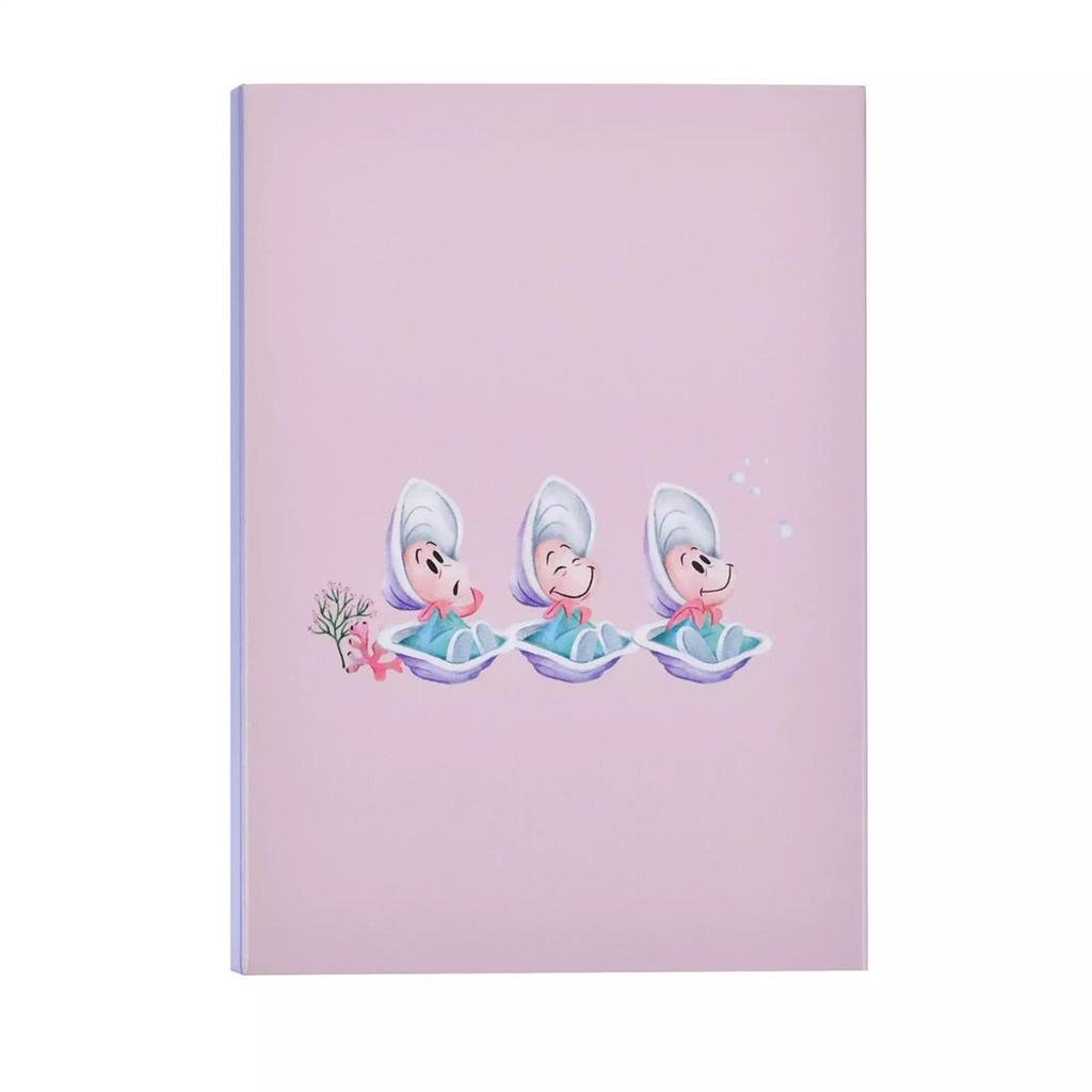 Disney Young Oyster Flip Memo Pad Japan NEW Disney Store