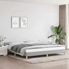 VidaXL Bed Frames with Headboard Slat Base Upholstered Bed Slat Frame Double Bed Adult Bedroom Furniture Grey 347439
