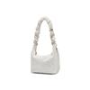 New Champion Fabric Shoulder Bag Unisex Black/Milk White/Medium Blue Denim U5AACPU32