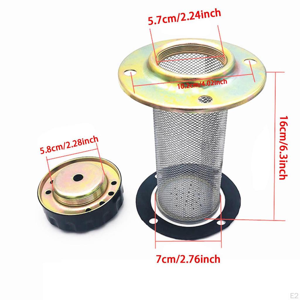 Forklift Hydraulic Oil Cap with Filtering Mesh Loader Fuel Tank Cover Replacement Part