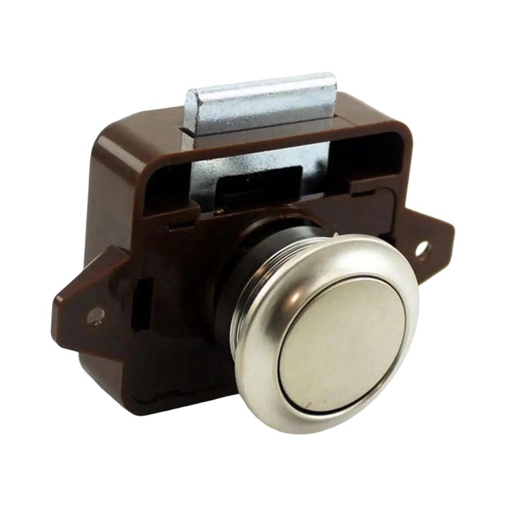 Keyless Cabinet Lock Drawer Knob Removable Lock Cupboard Latch Hardware for RV Motorhome Van Home