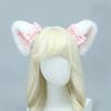 Kitten Hair Clip Cosplay Headwear Party Sexy Kitten Hair Clip with Bows Animation Hairpin for Live Show Role Play