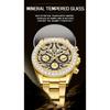 Fashionable  Men's Quartz Watch Three Eye Six Needle Tiger Pattern Waterproof Night Light Men's Quartz Watch