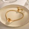Yori Distinctive Stainless Steel Balls Pendant New Style Necklace Bracelet 18K Gold Plated Waterproof Fashion Statement Jewelry