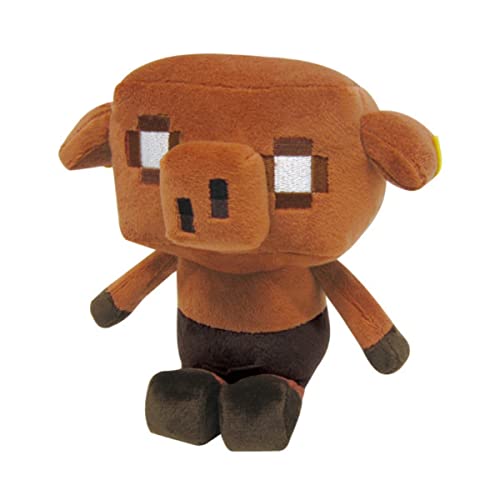 

K Company Minecraft Legends Plush Toy Piglin, H17.7 x W10 x D10.5cm (MCL-NG-PG)