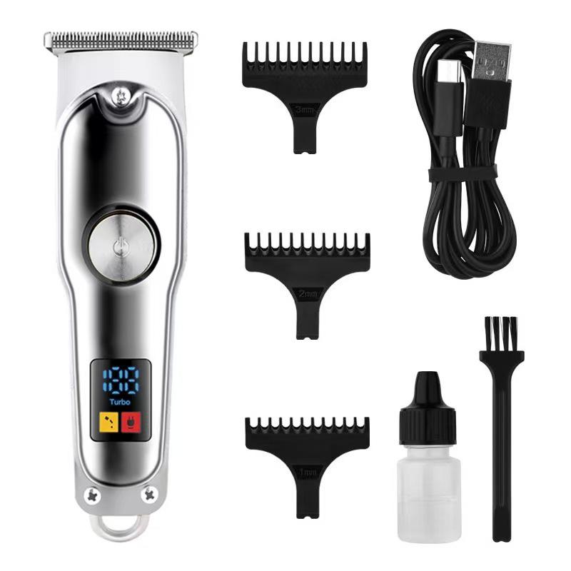Electric Hair Clipper & Trimmer with Engraving Capability for Bald Heads