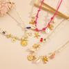 Artisanal Crafted Bohemian Necklace Shell Starfish Pendants Multi Strand Design Lightweight Jewelry Gift For Her