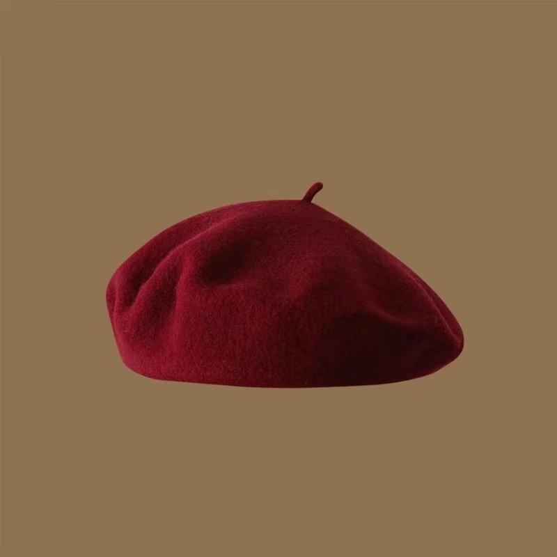Wool Beret Hat For Women With Breathable Cotton Material And Vintage Style For Fall 2023