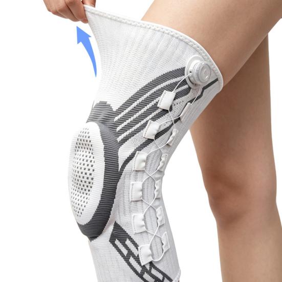 Knob Knee Brace with Patella Pad Side Stabilizer Women Men Workout Arthritis Meniscus Tear Joint Pain Relief Knee Compression Sleeve