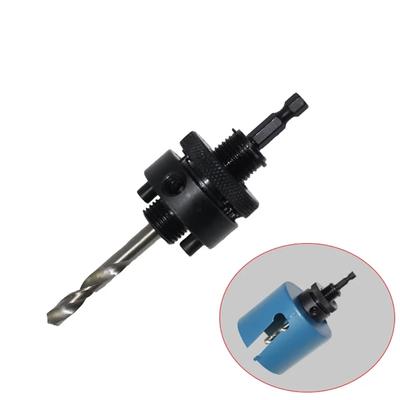 Mandrin avec Foret pour Utilisation sur Axe de 32 mm à 210 mm de Diamètre avec Construction Robuste en Acier pour des Résultats de Perçage Constants
