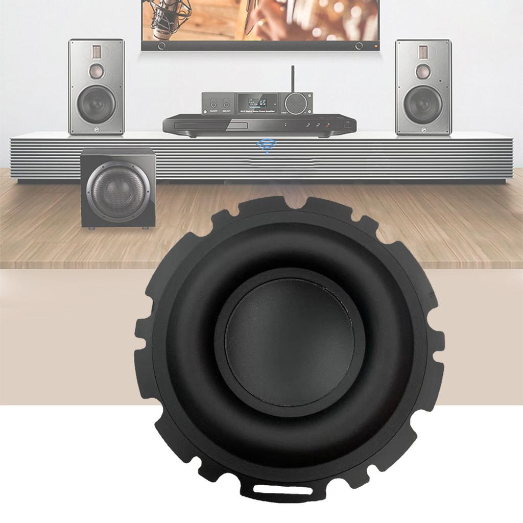 Powerful 50W 4.5Inch Mids Bass Speaker Horn 4Ohm 50W Mids Ranges Subwoofer Speaker for Music Enthusiasts Speaker Unit