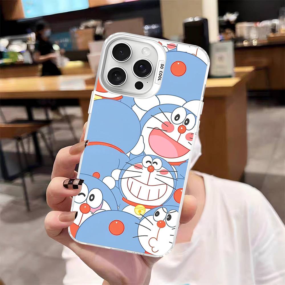 Hot Classic D-Doraemons Cartoon Color Phone Case For IPhone 17 16 15 14 13 12 11 Pro Max Plus Pro Shell