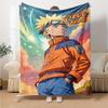 Naruto Character Personalized Text Blanket Throw Customizable Blanket Comfortable Great for Seaside Living Room Bed Home Decor for All Occasions