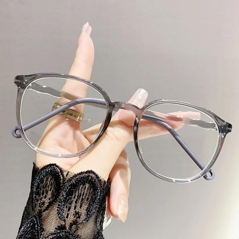 

Men s and Women s Ultra Light Anti Blue Light Retro Reading Glasses Fashionable Round Frame Presbyopia Glasses 0 серый