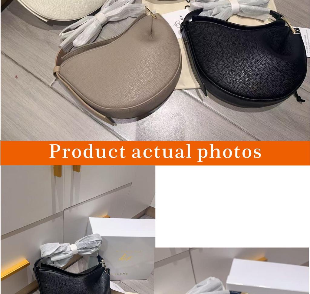 Tonca Genuine Leather Saddle Bag: Crossbody Underarm Design for Women