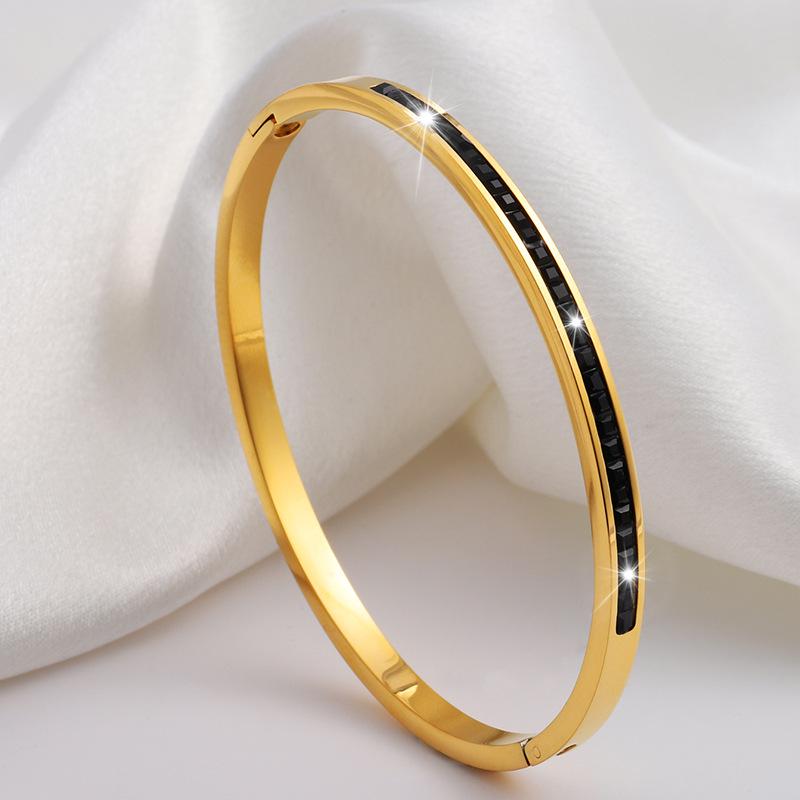 Europäisches & Amerikanisches Luxus Zirkon Stern Armband: Vielseitige, Elegante, Lichtechte Mode für Damen